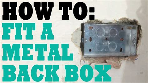 metal back box connector|metal back box fitting instructions.